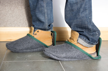 felt overshoes